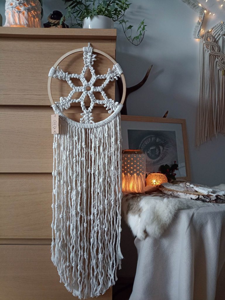 Mandala makrama, łapacz snów