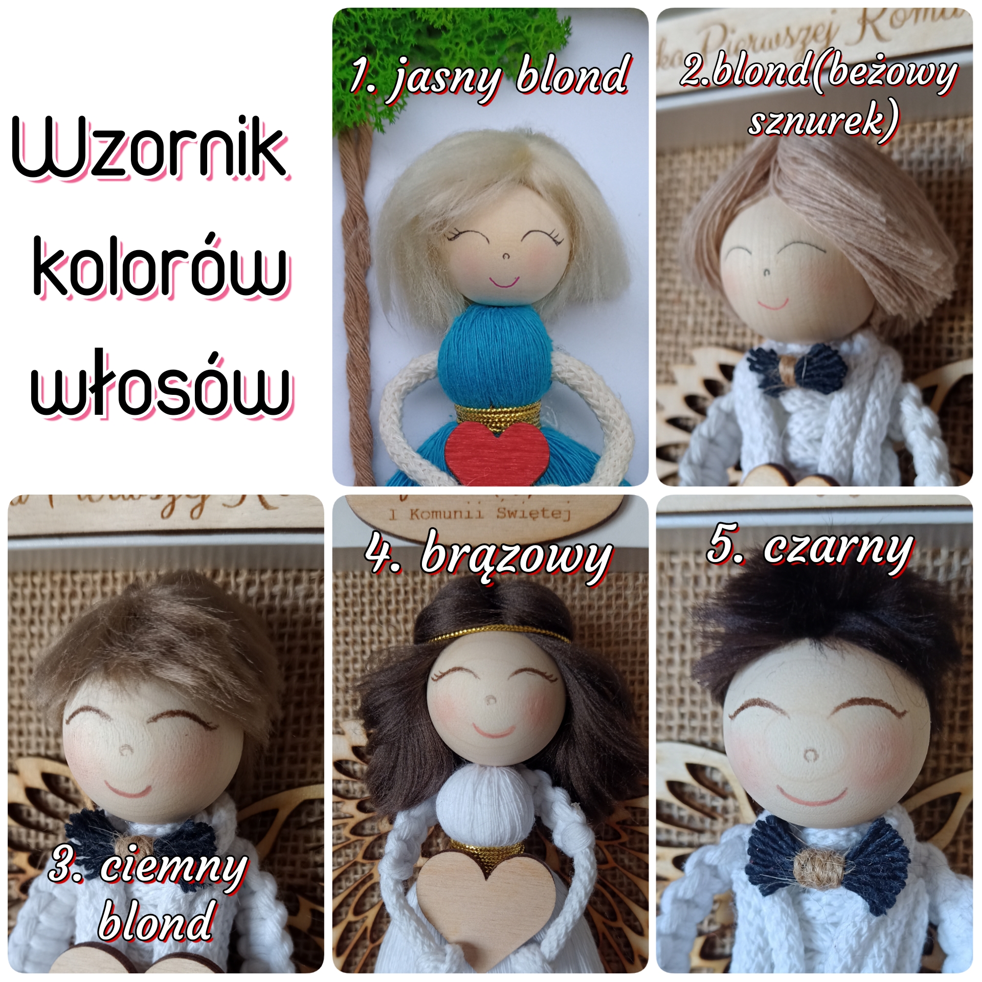 Anioł na Komunię w ramce - obrazek 7