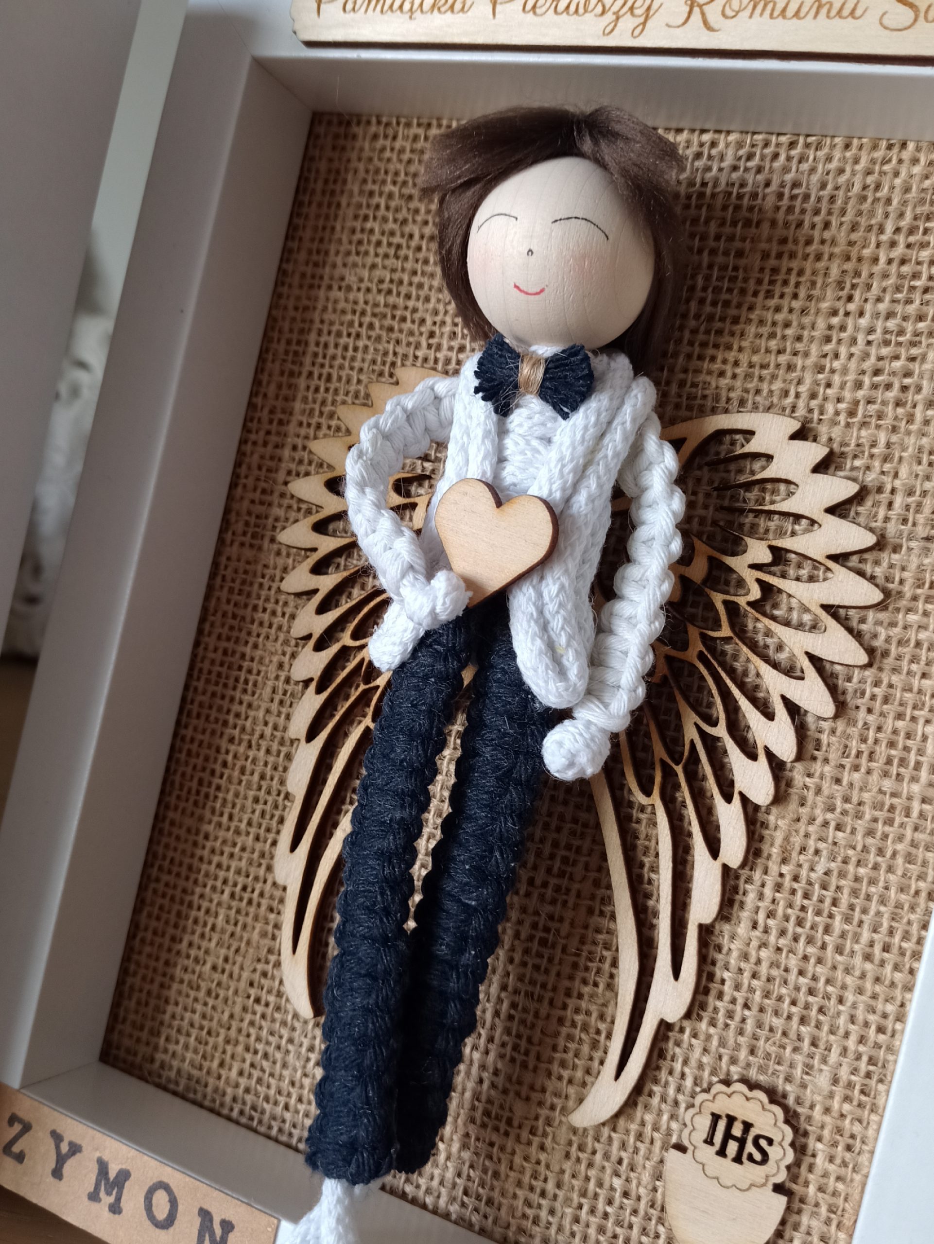 Anioł na Komunię w ramce - obrazek 19