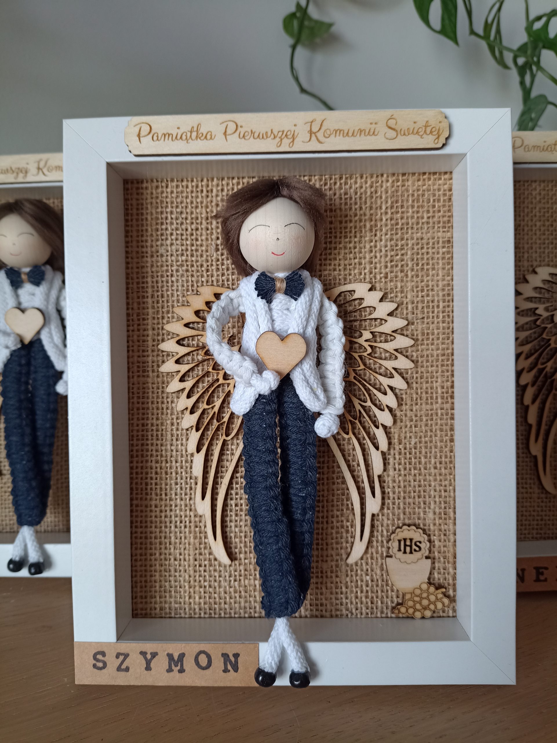 Anioł na Komunię w ramce - obrazek 18