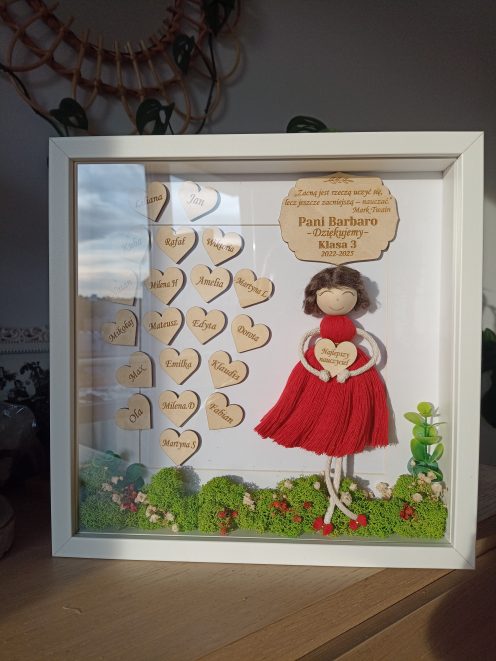 Ramka dla nauczyciela 28×28 cm